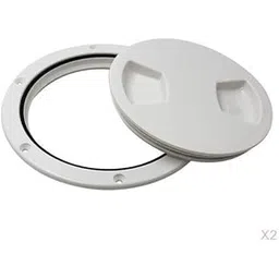 The Style Sutra 2pcs Marine Boat RV White 5" Access Hatch Cover Twist Out Deck Plate Screws |Motors | Parts & Accessories | Boat Parts |2 Piece Deck Plates-picture-19