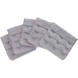 5pcs Elastic Bra Strap Extension Bra Extenders 3x 3 Hook Gray | Womens Clothing |Intimates & Sleep |Bras & Bra Sets-image-3