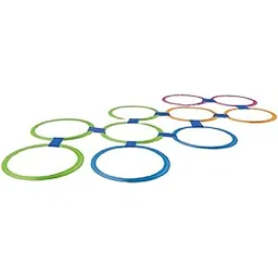 THE STYLE SUTRA Agility Training Rings Practical Circle Rings Set for Party Favor Indoor Gym Without Ringtoss Set | Sporting Goods | Team Sports | Soccer | Training Aids-image-39