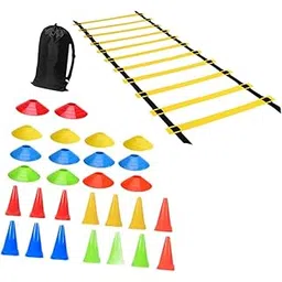 THE STYLE SUTRA Football Training Equipment Speed Agility Training Set for Soccer Teen Kids 30Pcs | Sporting Goods | Team Sports | Soccer | Training Aids-image-40