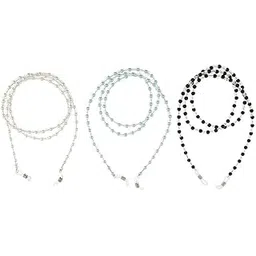 the style sutra 3 Pieces Anti Slip Beaded Eyeglass Eye Reading Spectacles Sunglasses Holder Necklace Chain Neck Strap Cord Lanyards With Glass Beads | Fashion Jewelry | Eyeglass Chains & Holders-picture-27