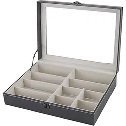 the style sutra THE STYLE SUTRA® 10 Slots Sunglasses Case Organizer Sunglasses Storage Case for Tabletop Home-picture-21