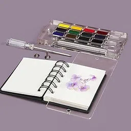 THE STYLE SUTRA Travel Watercolor Painting Pallet Box Display Accs Water Colors Palette-image-27