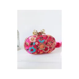 THE TAN CLAN Flora Embroidered Clutch with Detachable Chain Strap-picture-25
