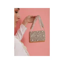 THE TAN CLAN Grace Embellished Flap Over Clutch Bag-picture-11