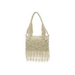 THE TAN CLAN White Fiona Embellished Clutch-picture-29