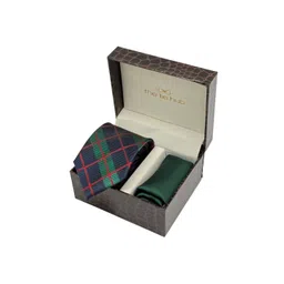 The Tie Hub Men Accessory Gift Set Of Textured Necktie And Pocket Square-picture-31