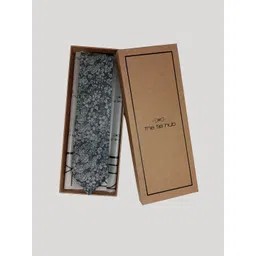 The Tie Hub Men Floral Woven Design Silk Broad Tie-picture-29