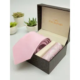 The Tie Hub Men Microfiber Necktie with Pocket Square Combo Set-picture-41