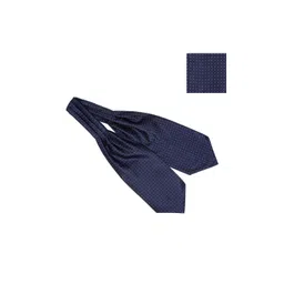 The Tie Hub Men Navy Blue  Polka Dot Printed Accessory Gift Set-picture-32