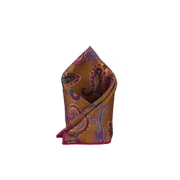 The Tie Hub Men Paisley Printed Pocket Square-picture-36