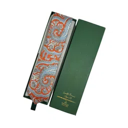 The Tie Hub Men Paisley Printed Skinny Tie-picture-38