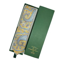 The Tie Hub Men Paisley Printed Skinny Tie-picture-39