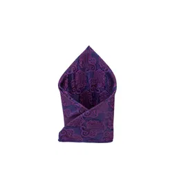 The Tie Hub Men Paisley Printed Woven Designed Pocket Square-picture-29