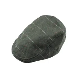 the tie hub Men Panelled Beret Hat with Stitched Detail-picture-12