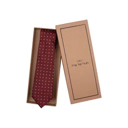 The Tie Hub Men Printed Pure Silk Broad Tie-picture-49