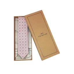 The Tie Hub Men Printed Silk Broad Tie-picture-34