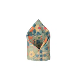 The Tie Hub Men Printed Silk Cotton Pocket Square-picture-17