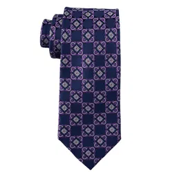 The Tie Hub Men Printed Silk Skinny Tie-picture-26