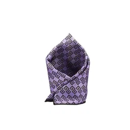 The Tie Hub Men Purple Printed Pocket Squares-picture-21