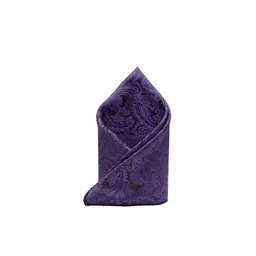 The Tie Hub Men Purple Printed Pocket Squares-picture-24