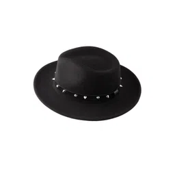 The Tie Hub Men Solid Fedora Hat-picture-29