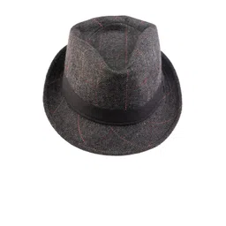 The Tie Hub Men Woven Design Fedora Hat-picture-37