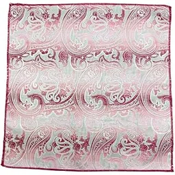 the tie hub Paisley Design Microfiber Pocket Square for Men-picture-41