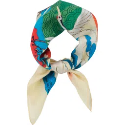 the tie hub Printed Silk Men Multicolor Fancy Scarf-picture-14