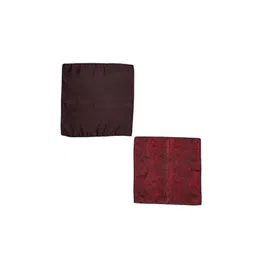 The Tie Hub Set Of 2 Printed Square Shaped Pocket Squares-picture-20