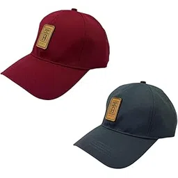 the tie hub Soft Cotton Adjustable Unisex Cap for Men and Women Freesize Baseball Caps (Pack of 2)-picture-13