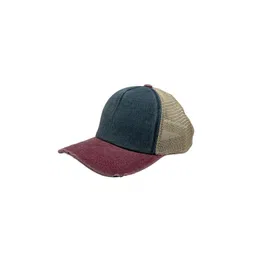 The Tie Hub Unisex Colourblocked Cotton Baseball Cap-picture-23