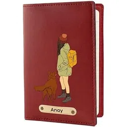 the unique gift studio Custom Name Passport Cover for Men & Women | Personalized Travel Wallet & Passport Holder | Customized Leather Passport Cover | Stylish & Durable Travel Accessory - 11-picture-39