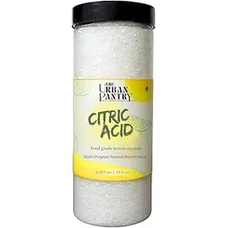 THE URBAN PANTRY Food Grade Citric Acid | Multi-Purpose Natural Preservative & Sour Agent for Cooking, Baking, Pickling & Cleaning | Multipurpose Use | 100% Pure | 800 Gram-image-36