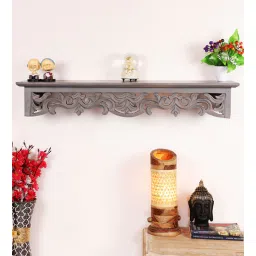 MDF Wall Shelf In Grey By The Urban Store-image-15
