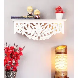 MDF Wall Shelf In White By The Urban Store-image-7