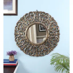 the urban store Antique Gold MDF Decorative Mirror-picture-10