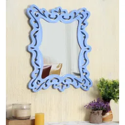 the urban store Distressed Blue MDF Decorative Mirror-picture-32