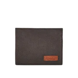 The Vertical Archer Dark Brown Casual Leather Bi-Fold Wallet for Men-picture-36