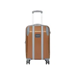 The Vertical Griffin Brown & Grey Solid Hard Cabin Trolley Bag - 57.5 cm-picture-11
