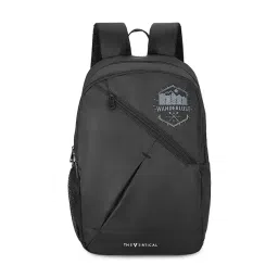 The Vertical Wanderlust Seth Black Textured Medium Backpack-picture-42