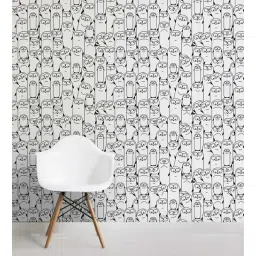 the wall chronicles Minions Black Paper Wallpaper-picture-14