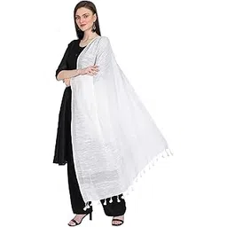 the weave traveller Women's Zari Cotton Blend Dupatta-picture-10