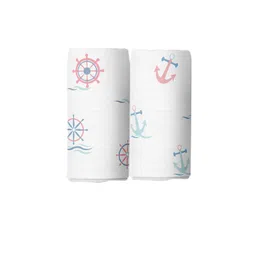 The White Cradle Infants Set Of 2 Printed Swaddles-picture-16