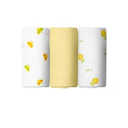 The White Cradle Infants Set Of 3 Printed Swaddles-picture-13