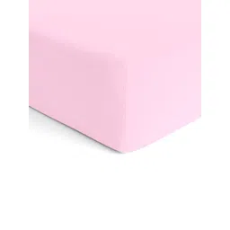 The White Cradle Pink Cotton Fitted 120 TC Crib Sheets-picture-28