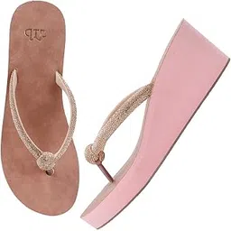 the white pole Attractive Casual Ethnic Comfortable Fahsion Stylish Wedges Heels Sandal For Women's & Girl's-picture-37