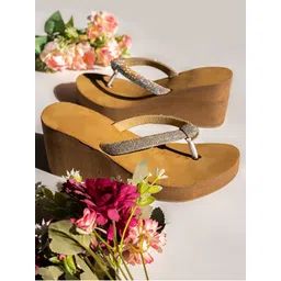 THE WHITE POLE Embellished Open Toe Platform Heels-picture-21