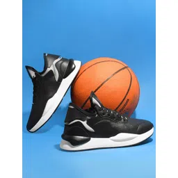 THE WHITE POLE Men Textured Lace Up Lightweight Memory Foam Sneakers-picture-13