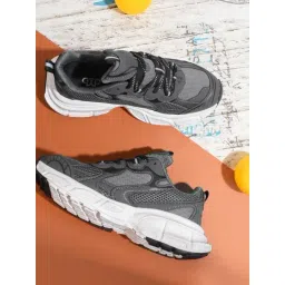 The White Pole Men's Grey Casual Sneakers-picture-20